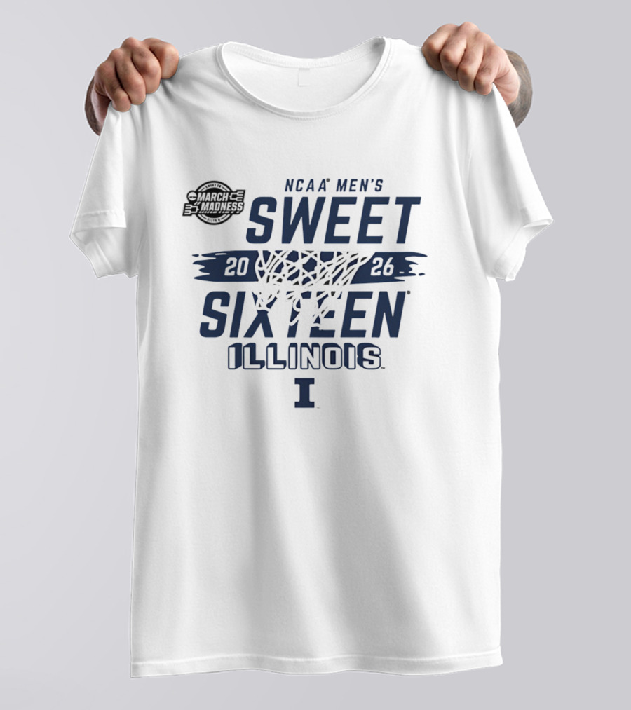 NCAA Men's March Madness 2026 Sweet Sixteen Illinois I T-Shirt