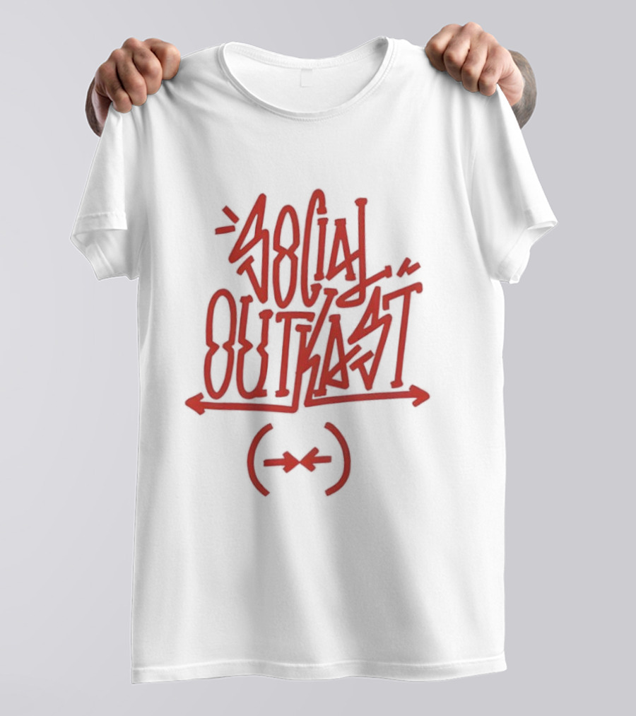 Social Outkast Red Tag Emojis <strong>/##\</strong> T-Shirt