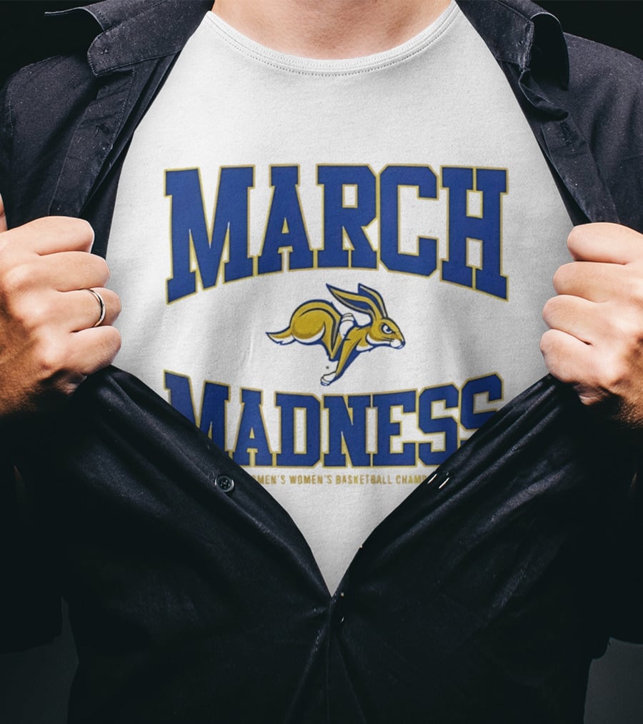 South Dakota State Jackrabbits NCAA 2026 Women's Basketball March Madness Championship T-Shirt