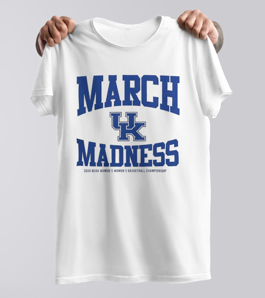 2026 NCAA Women's Basketball March Madness Kentucky Wildcats Championship T-Shirt