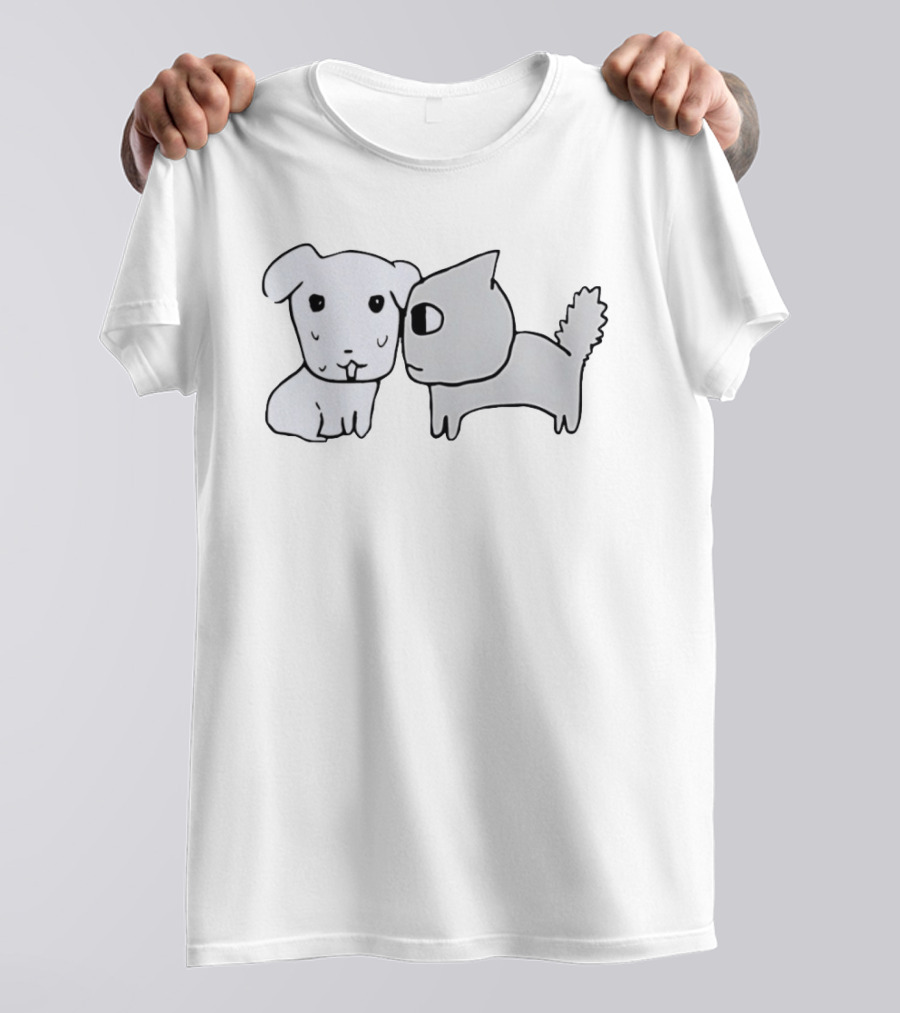 Seungmin Lee Felix Dog And Cat Duo Fan T-Shirt