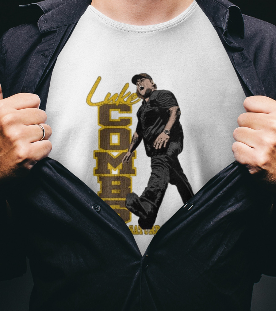 Luke Combs My Kinda Saturday Night Tour 2026 Sideline Collection T-Shirt