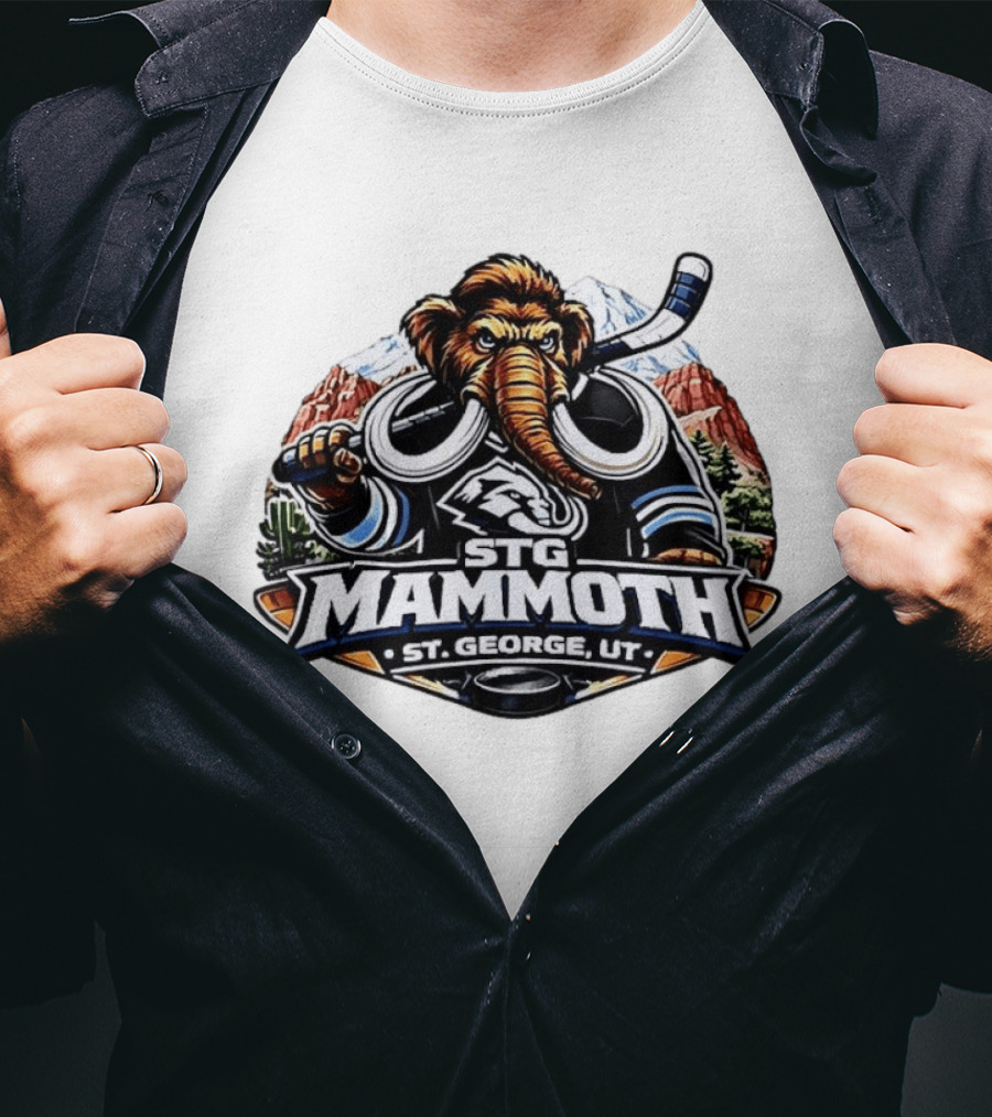 STG Mammoth St George UT Hockey Mammoth T-Shirt