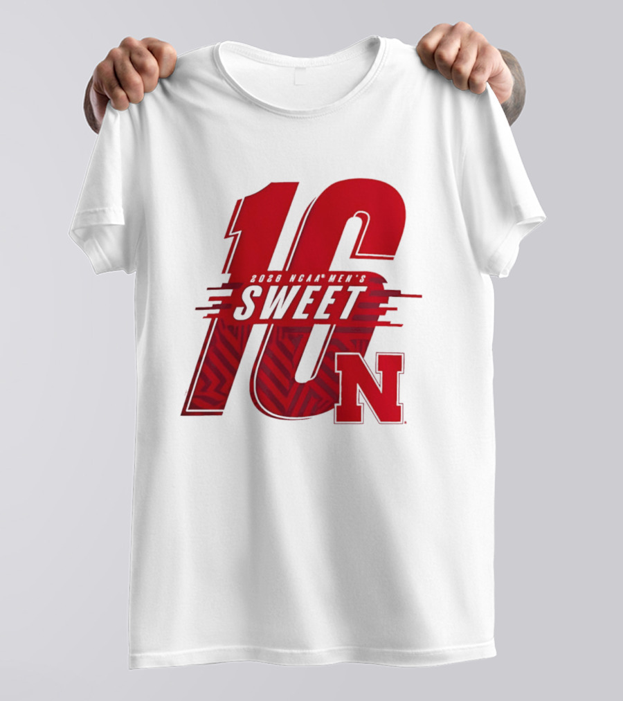 2026 NCAA Men's Sweet 16 Nebraska Huskers Basketball T-Shirt
