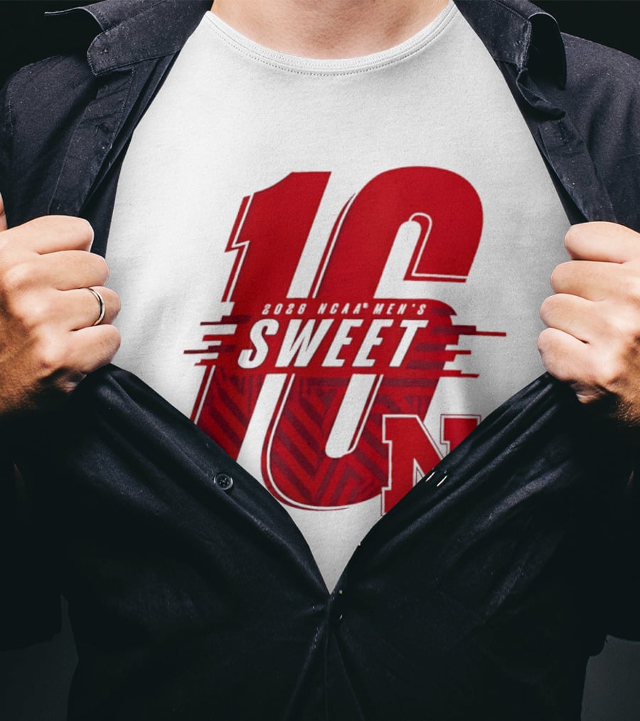 2026 NCAA Men's Sweet 16 Nebraska Huskers Basketball T-Shirt