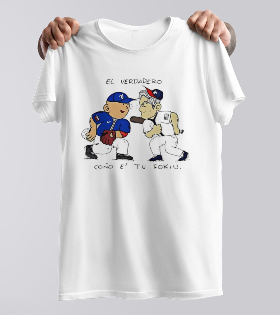 Venezuela Vs USA Baseball El Verdadero Cono C U Boniku T-Shirt