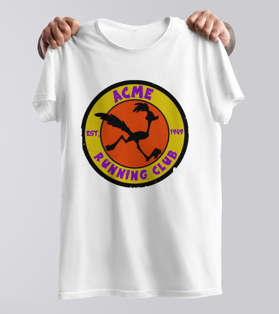Acme Running Club Est 1949 Road Runner Bird T-Shirt