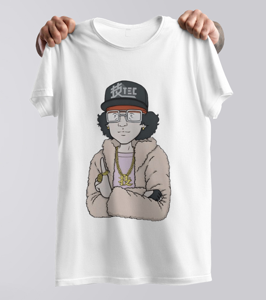 Romeo Is A Dead Man Meijin Anime Gangster Style With TEC Hat And Fur Coat T-Shirt