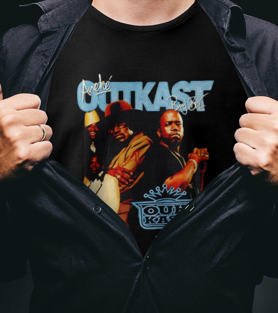 Outkast André 3000 Big Boi Signatures Iconic Hip Hop Collection T-Shirt
