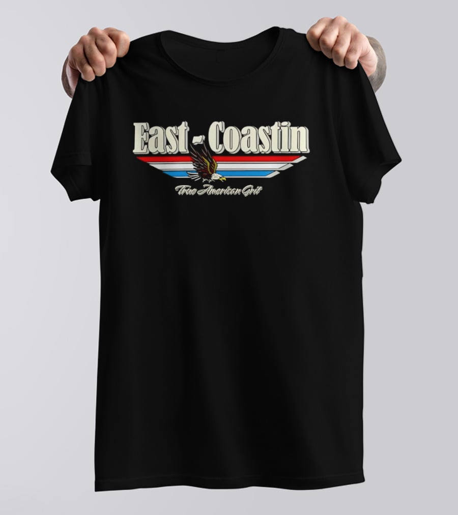 East Coastin True American Grit Eagle Vintage Wings T-Shirt