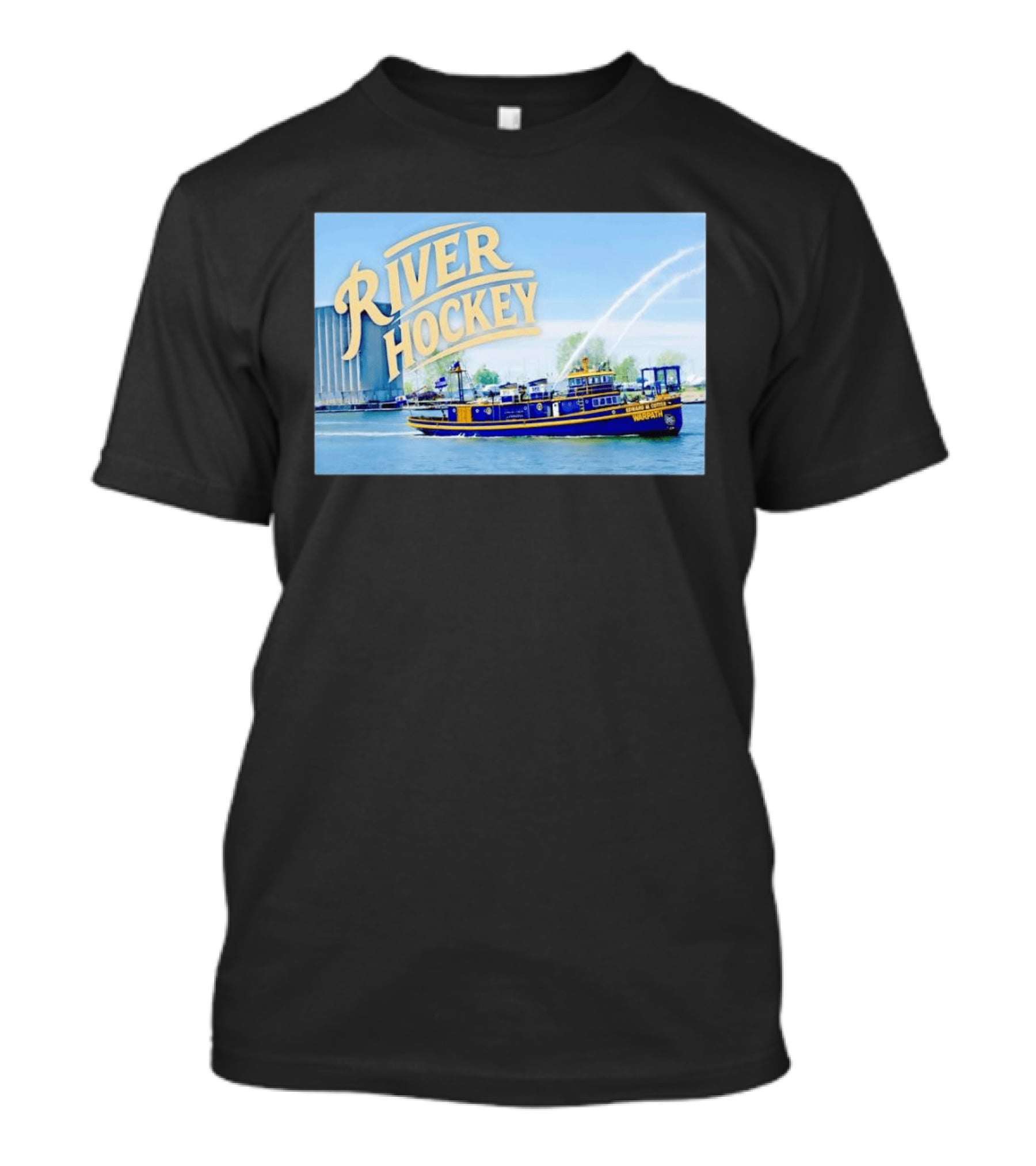 Buffalo Sabres Warpath Harbour Tugboat River Hockey T-Shirt