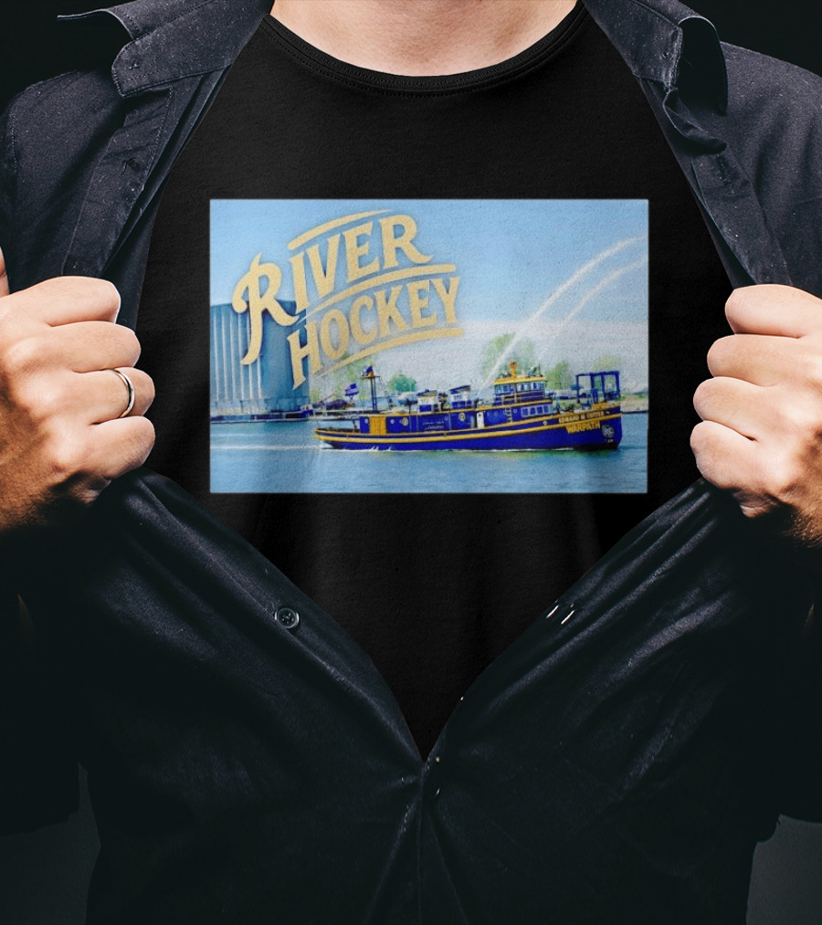 Buffalo Sabres Warpath Harbour Tugboat River Hockey T-Shirt