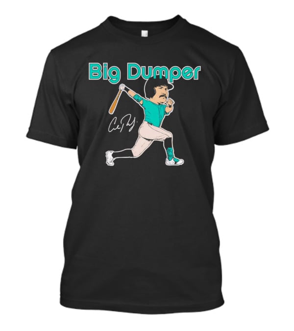 Big Dumper Cal Raleigh Seattle Mariners Caricature T-Shirt