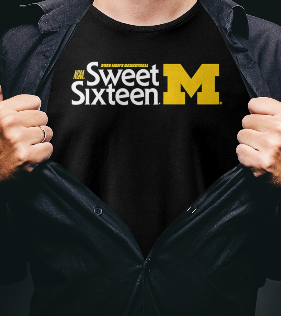 2026 NCAA Men's Basketball Sweet Sixteen Michigan T-Shirt