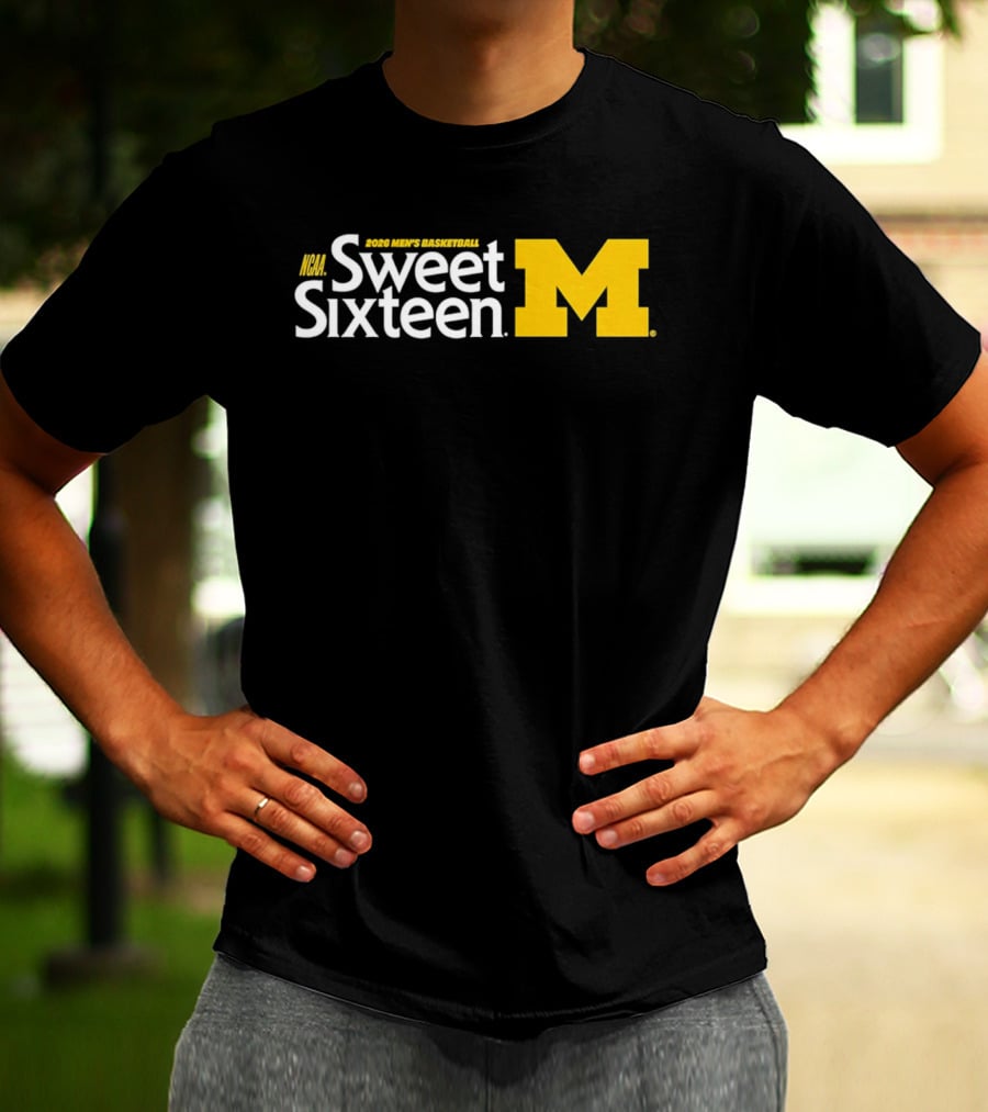 2026 NCAA Men's Basketball Sweet Sixteen Michigan T-Shirt