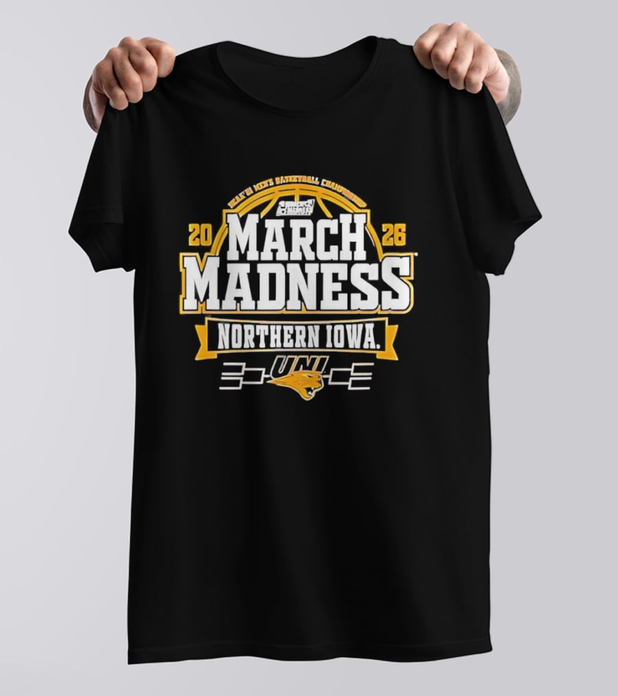 2026 March Madness Northern Iowa Panthers UNI Basketball T-Shirt