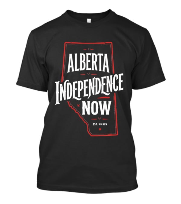 Alberta Independence Now Est. 2021 Map T-Shirt