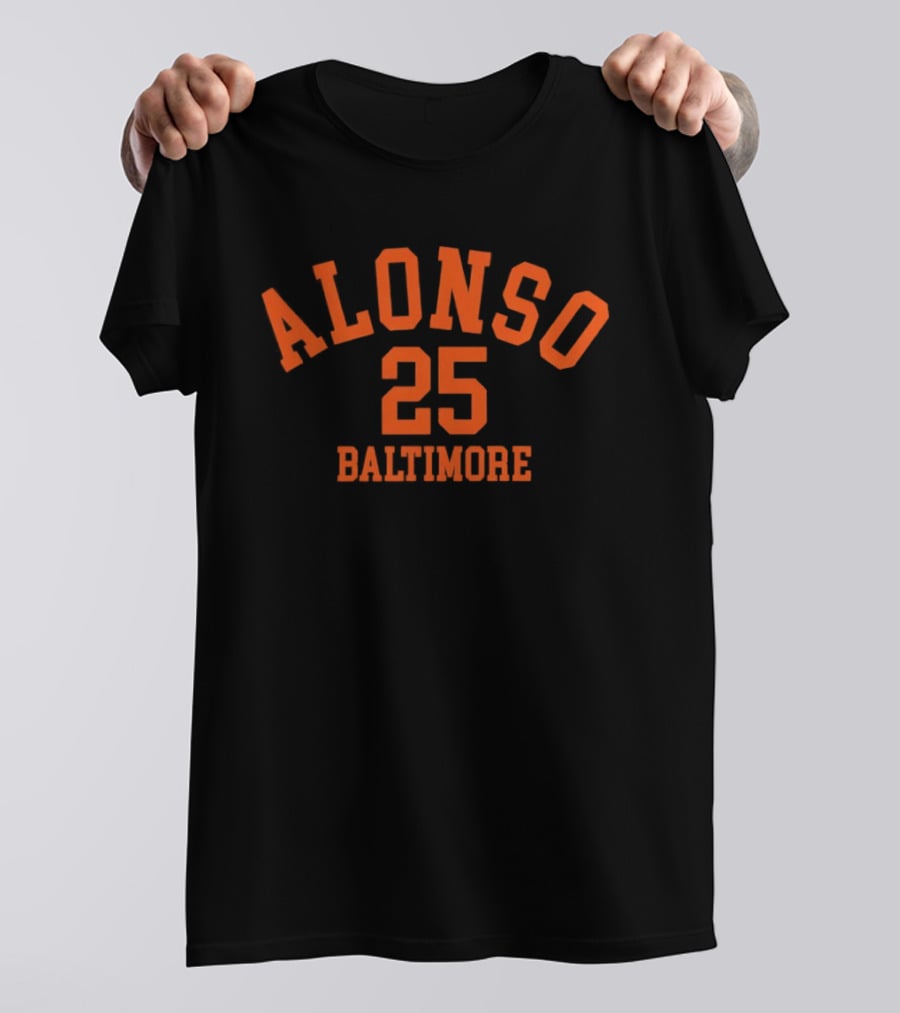 Alonso 25 Baltimore Orioles Baseball T-Shirt