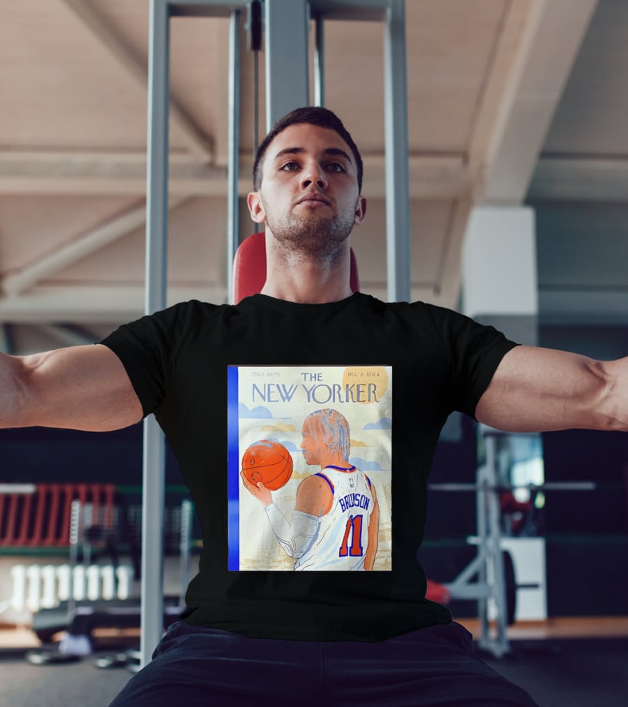 The New Yorker Jalen Brunson 11 New York Knicks Madison Square Garden December 8 2023 T-Shirt