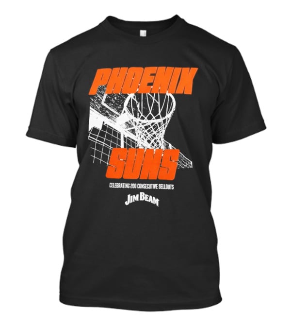 Phoenix Suns 200 Consecutive Sellouts Celebration Jim Beam T-Shirt