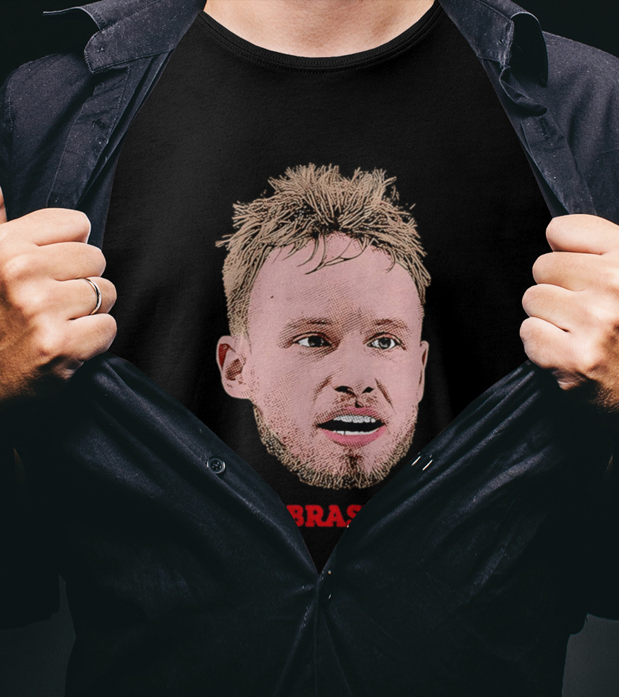 Rienk Mast Nebraska Cornhuskers Big Head Basketball Fan Favorite T-Shirt