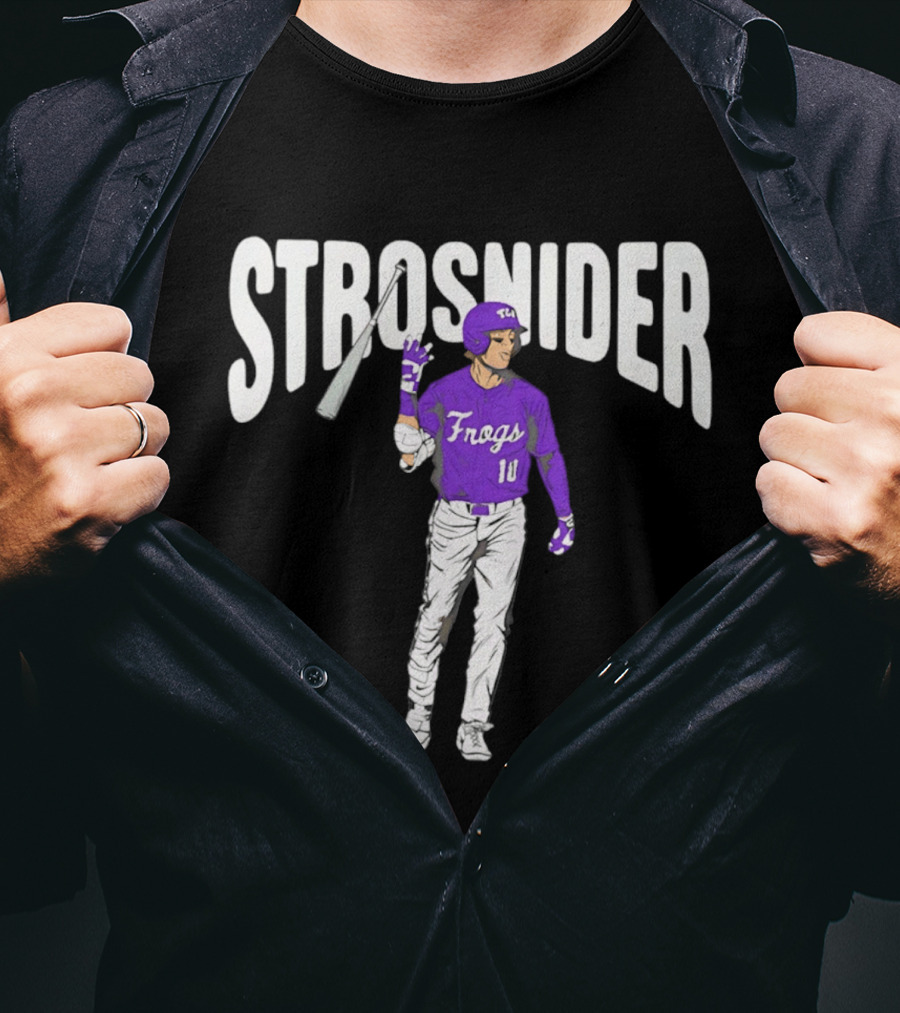 Strosnider Frogs TCU Baseball Player 11 T-Shirt
