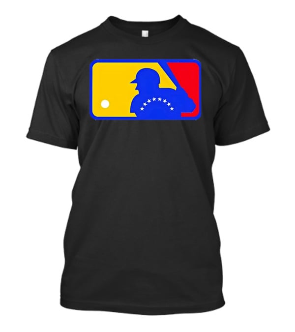 Stars And Bars Baseball T-Shirt