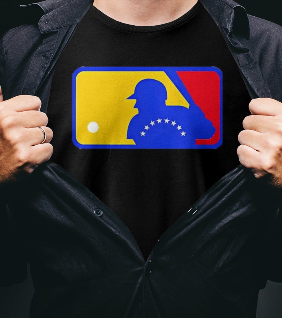 Stars And Bars Baseball T-Shirt