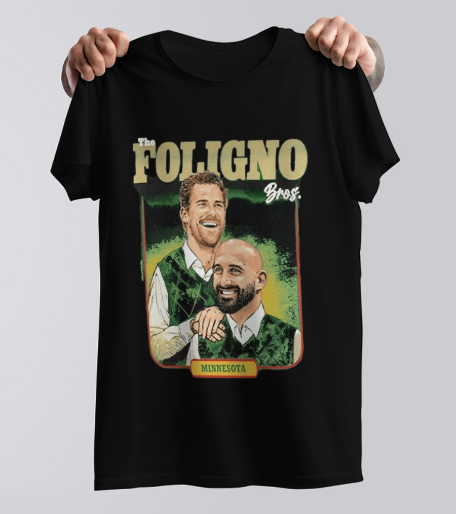 The Foligno Bros Nick Foligno Marcus Foligno Minnesota T-Shirt