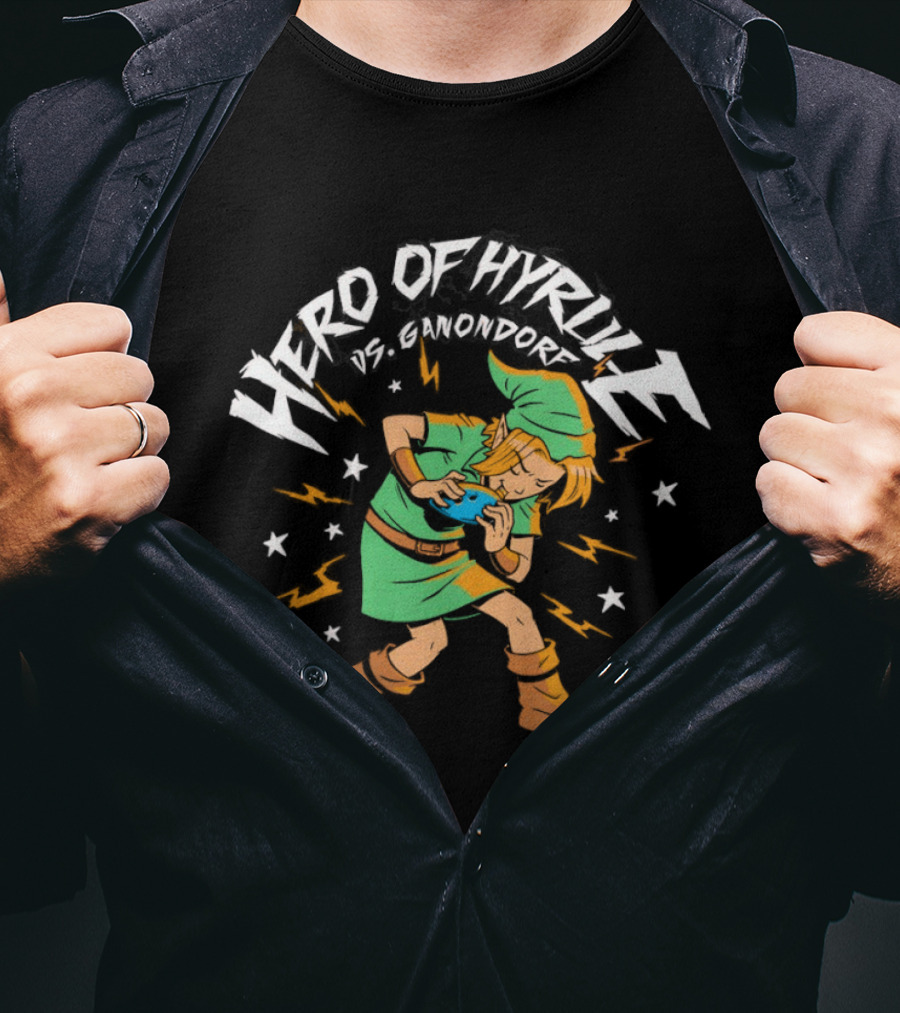 Hero Of Hyrule Legend Of Zelda Retro Gaming T-Shirt