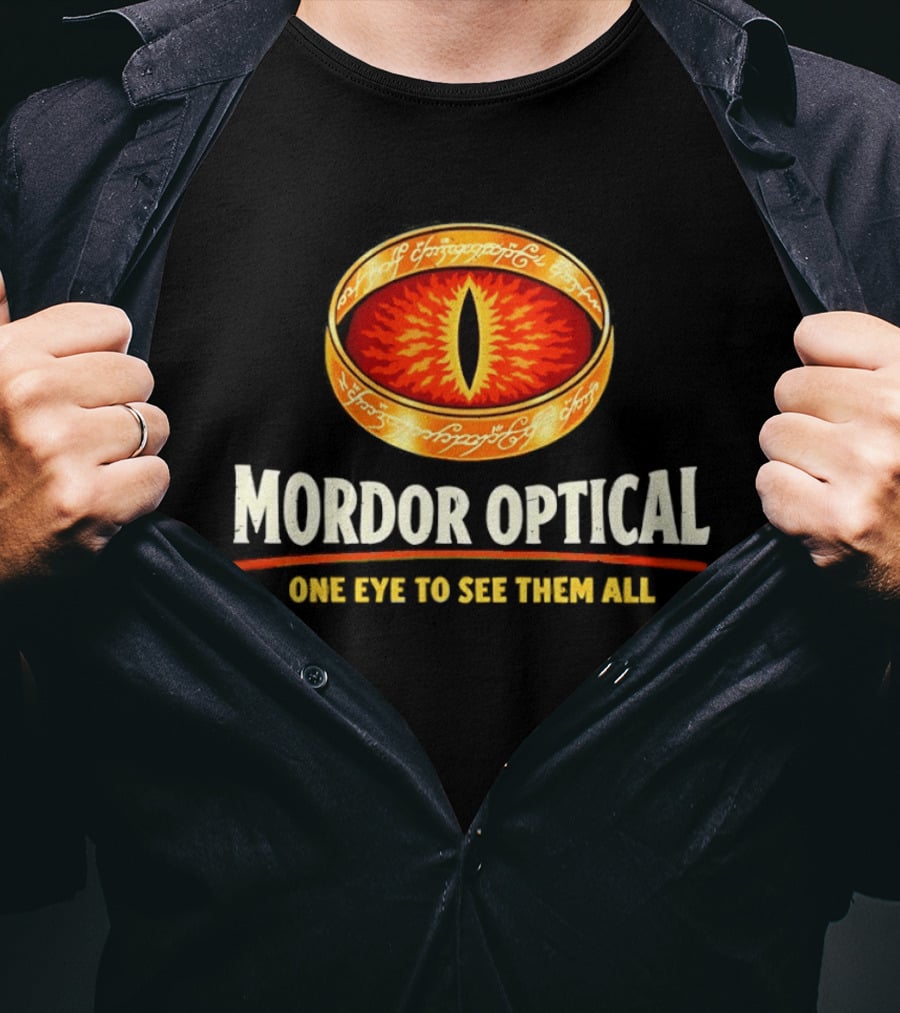 Mordor Optical One Eye To See Them All Ring Eye T-Shirt