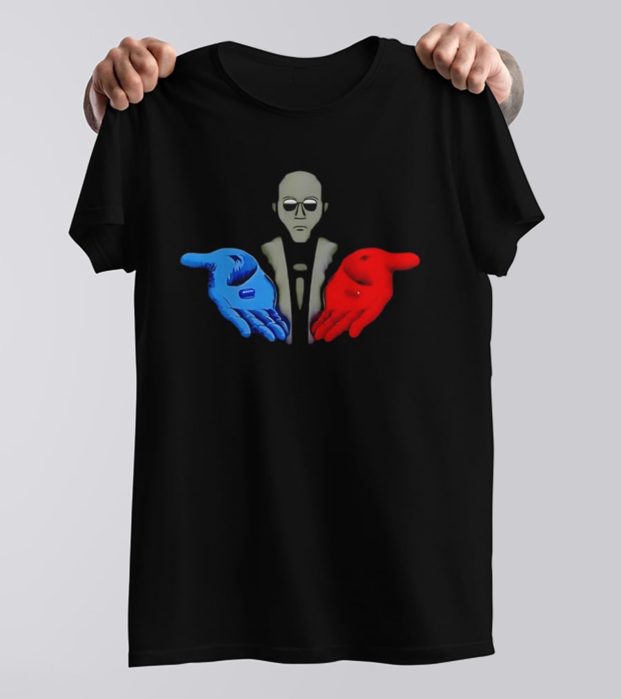 Morpheus Neo Red Pill Blue Pill 1999 Matrix T-Shirt
