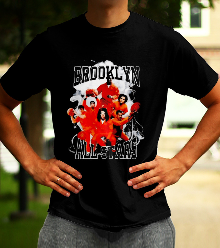 Brooklyn All Stars Basketball Team Creative Smoke T-Shirt