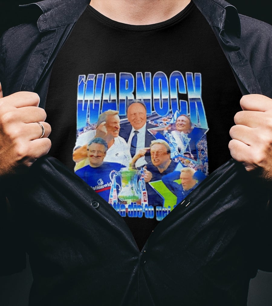 Warnock You've Gotta Die To Get 3 Points Football Manager Tribute Celebration T-Shirt