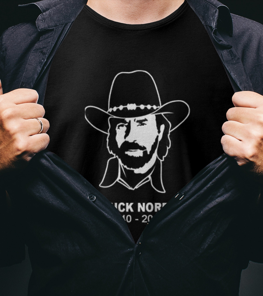Chuck Norris Forever In Our Memories 1940 2026 WWE Legend 2 Sides T-Shirt