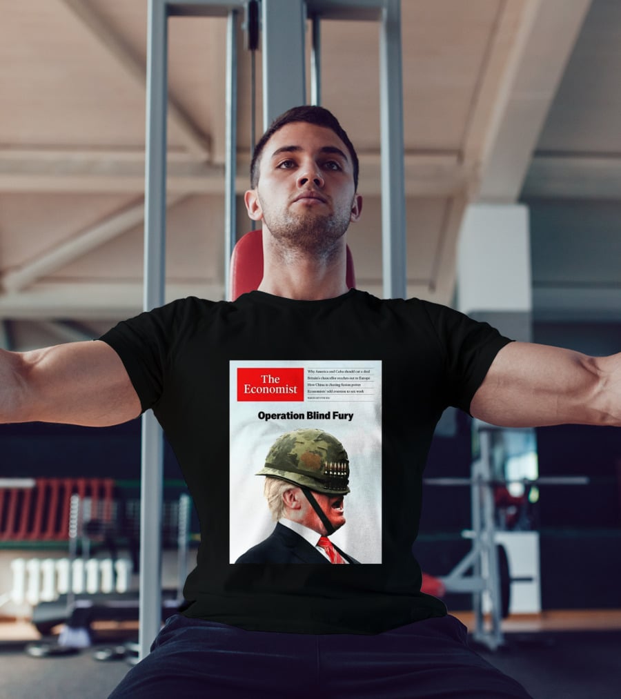 The Economist Donald Trump Operation Blind Fury Magazine Cover T-Shirt