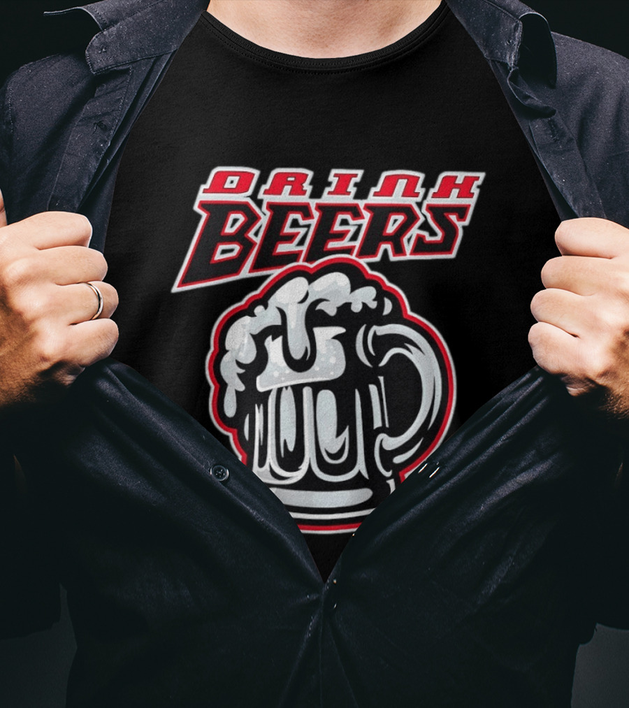 Buffalo Bills Drink Beers Football Fans Toasting T-Shirt