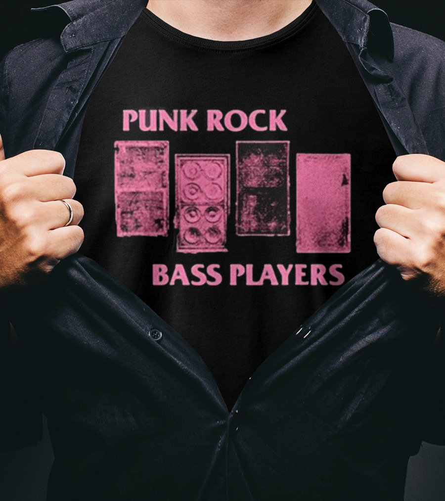 Punk Rock Bass Players Amplifier Speaker Stacks T-Shirt
