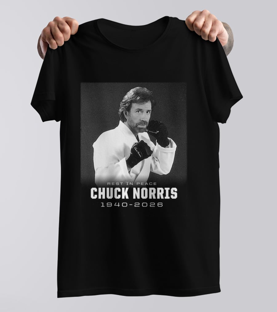 Rest In Peace Chuck Norris 1940 2026 Legend T-Shirt