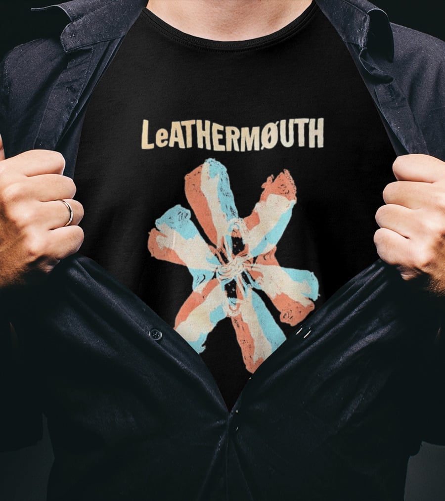 Leathermouth Psychedelic Abstract Flower T-Shirt