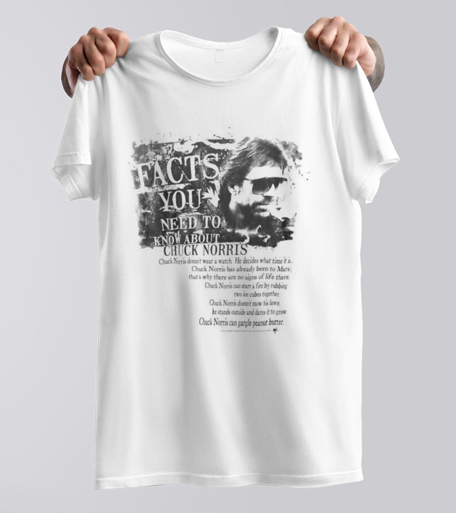 Chuck Norris Facts You Need To Know About Iconic Humor Legend T-Shirt
