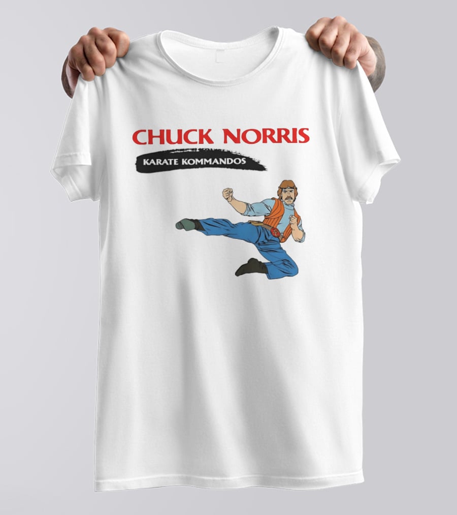 Chuck Norris Karate Kommandos 80s Cartoon Martial Arts Adventure T-Shirt