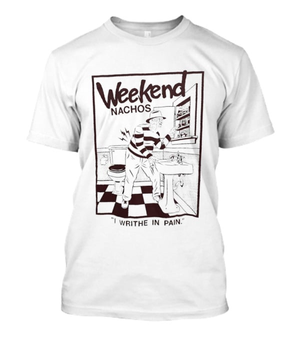 Freddy Krueger Weekend Nachos I Writhe In Pain Pizza Horror Scene T-Shirt