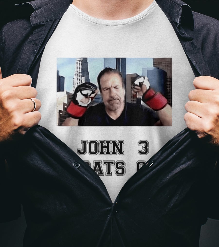 John Melendez Boxing Style Victory John 3 Cats 0 T-Shirt