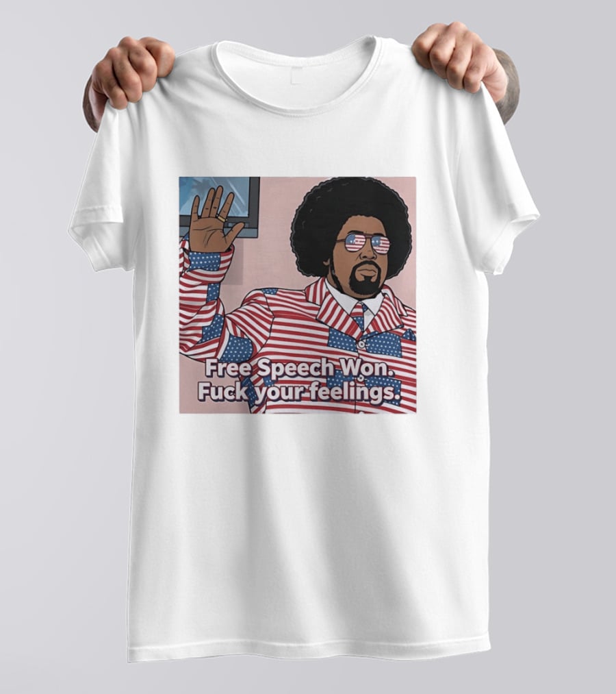 USA Flag Free Speech Won Fck Your Feelings Patriotic T-Shirt