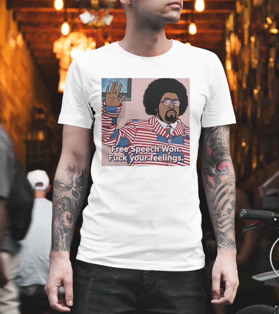 USA Flag Free Speech Won Fck Your Feelings Patriotic T-Shirt