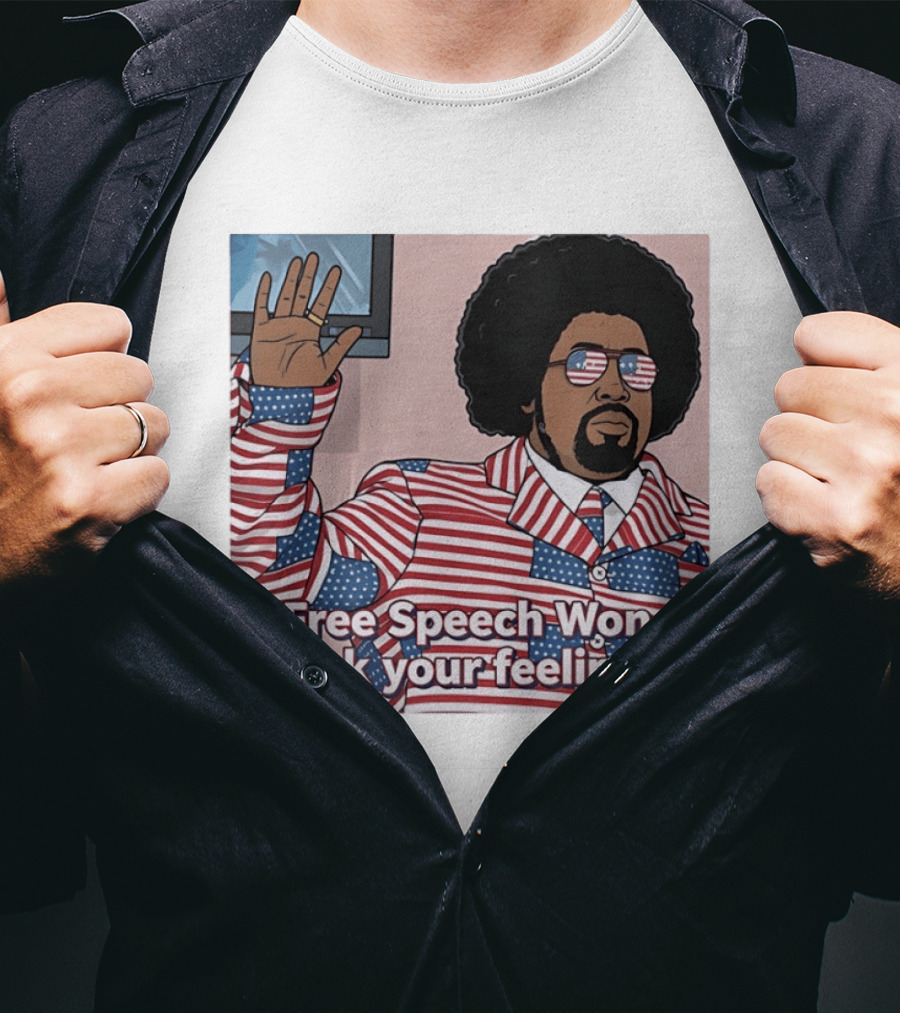 USA Flag Free Speech Won Fck Your Feelings Patriotic T-Shirt