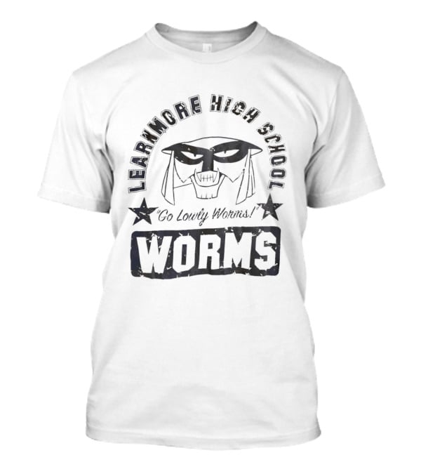 Learamore High School Go Lowry Worms T-Shirt