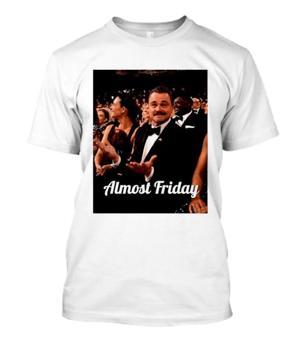 Almost Friday Leo Mustache Tuxedo Event T-Shirt