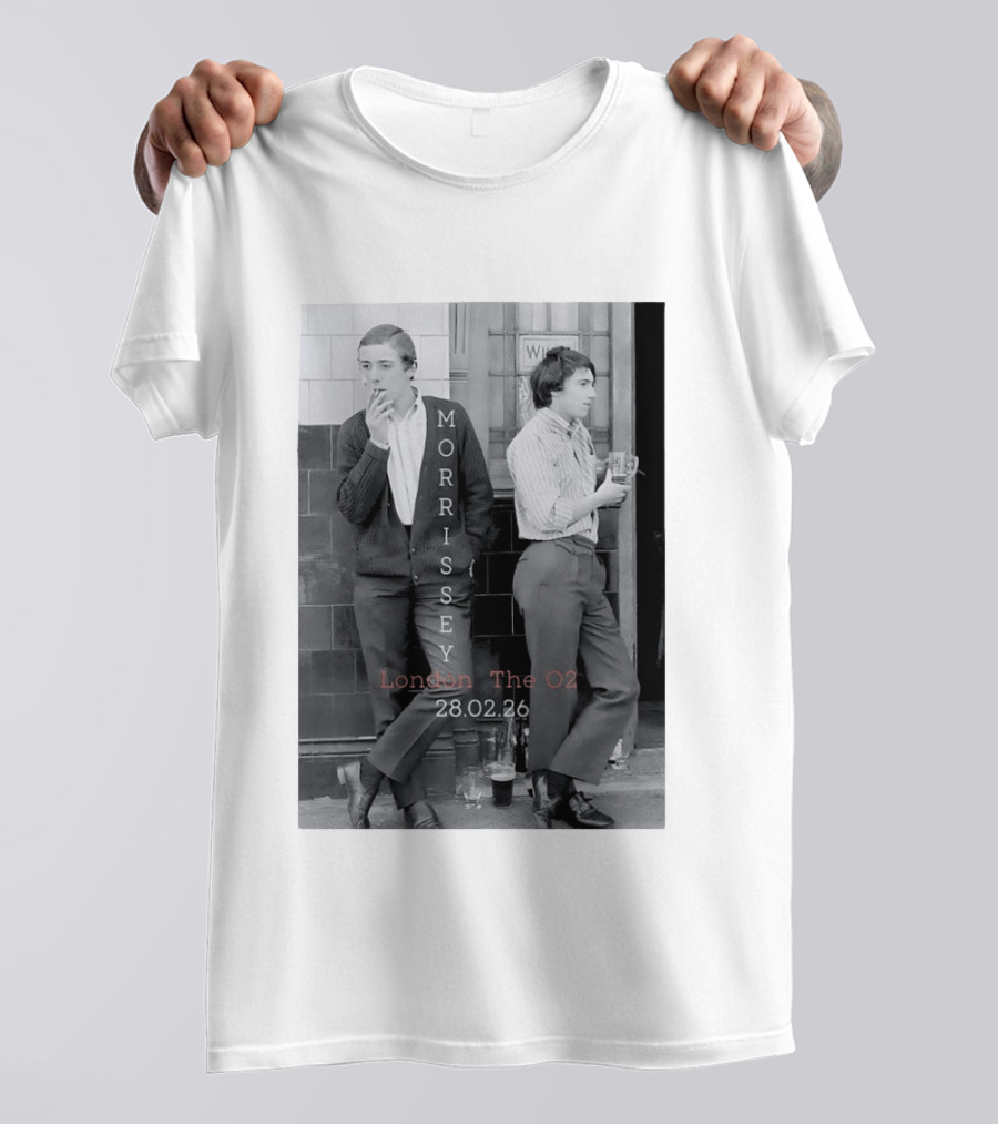 Morrissey London The O2 28.02.26 T-Shirt